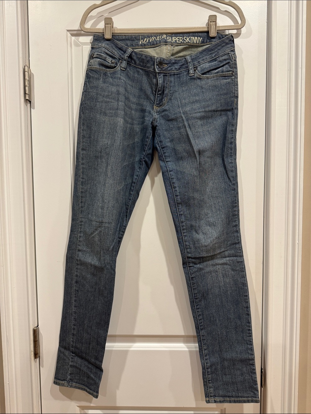H&M Super Skinny Jeans in Washed Blue